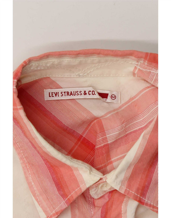 Camicia da uomo Levi's a quadri bianchi medi