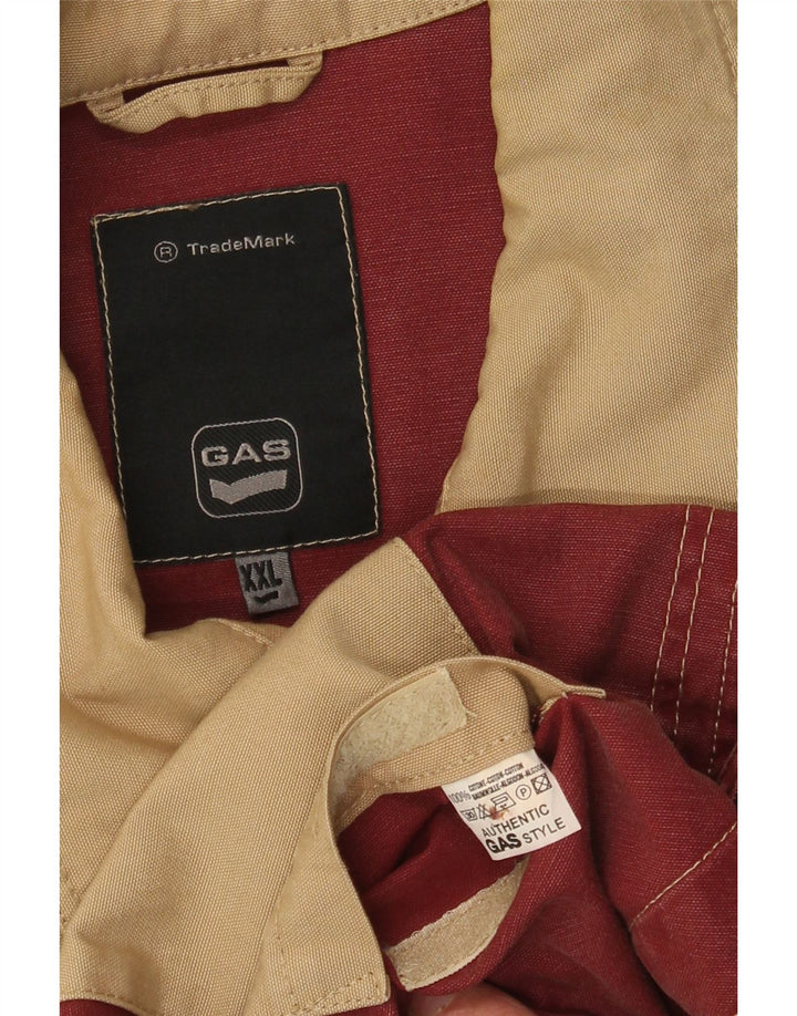 Giacca utility da uomo Gas UK 44 2XL Cotone beige