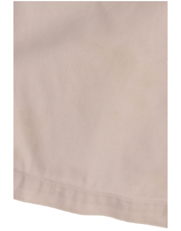 Pantaloncini bermuda a vita alta da donna Gloria Vanderbilt UK 8 piccoli W26 bianchi