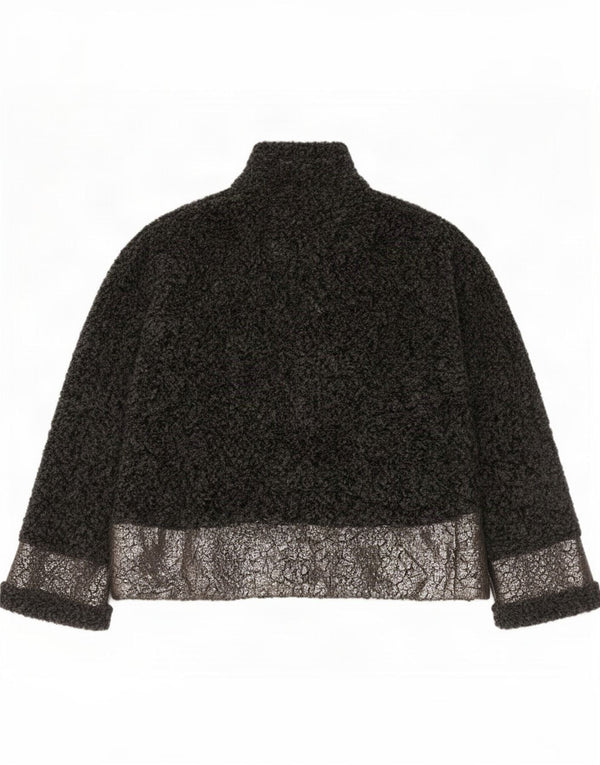 Maglione cardigan dalla vestibilità rilassata da donna Zara UK 14 Blocco colore grigio medio