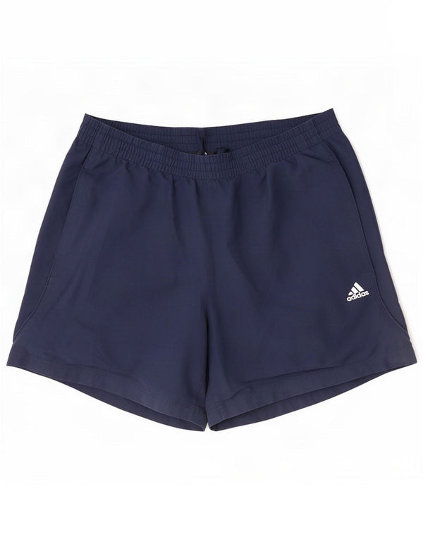 Adidas Mens Sport Shorts Medium Navy Blue Polyester