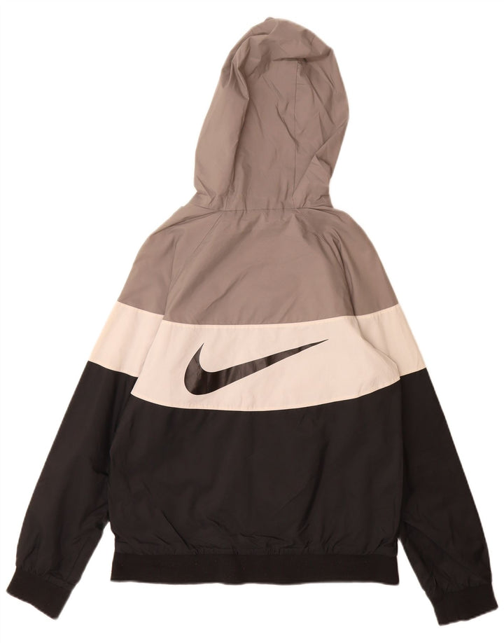 Giacca antipioggia con cappuccio Nike da ragazzo 12-13 anni Large in nylon multicolore
