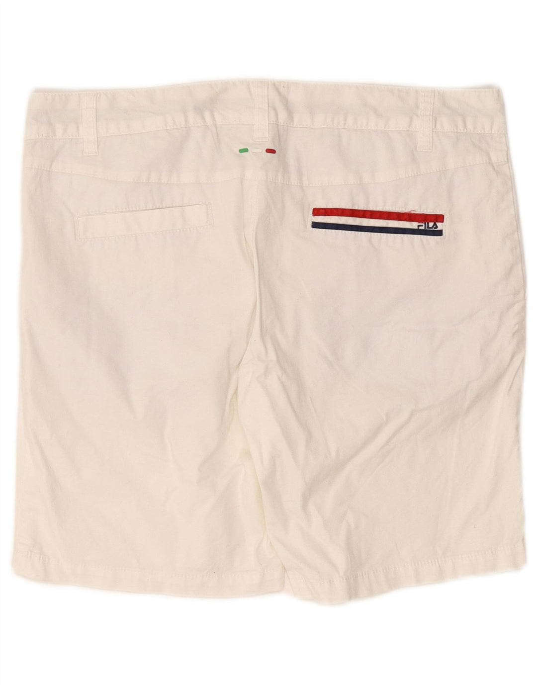 Pantaloncini chino da uomo Fila medi W32 bianchi