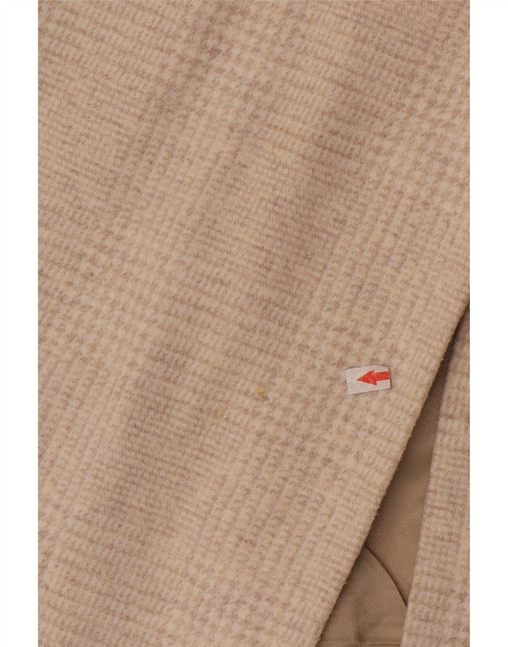 Soprabito oversize da donna Zara UK 10 piccolo pied de poule beige