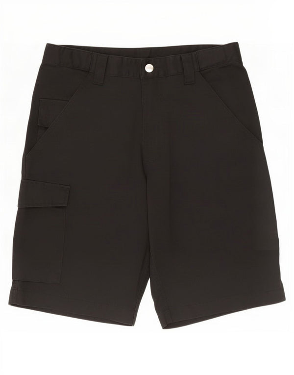 Pantaloncini cargo da uomo Russell Athletic medi W30 poliestere nero