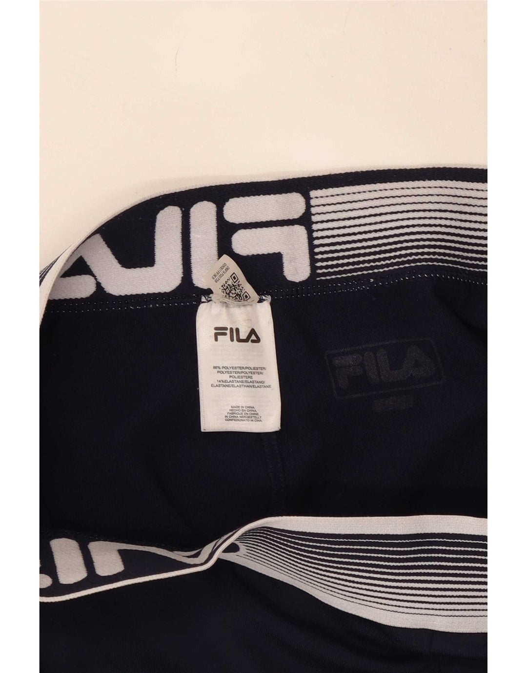 Leggings grafici da donna Fila UK 14 Poliestere color block medio blu navy