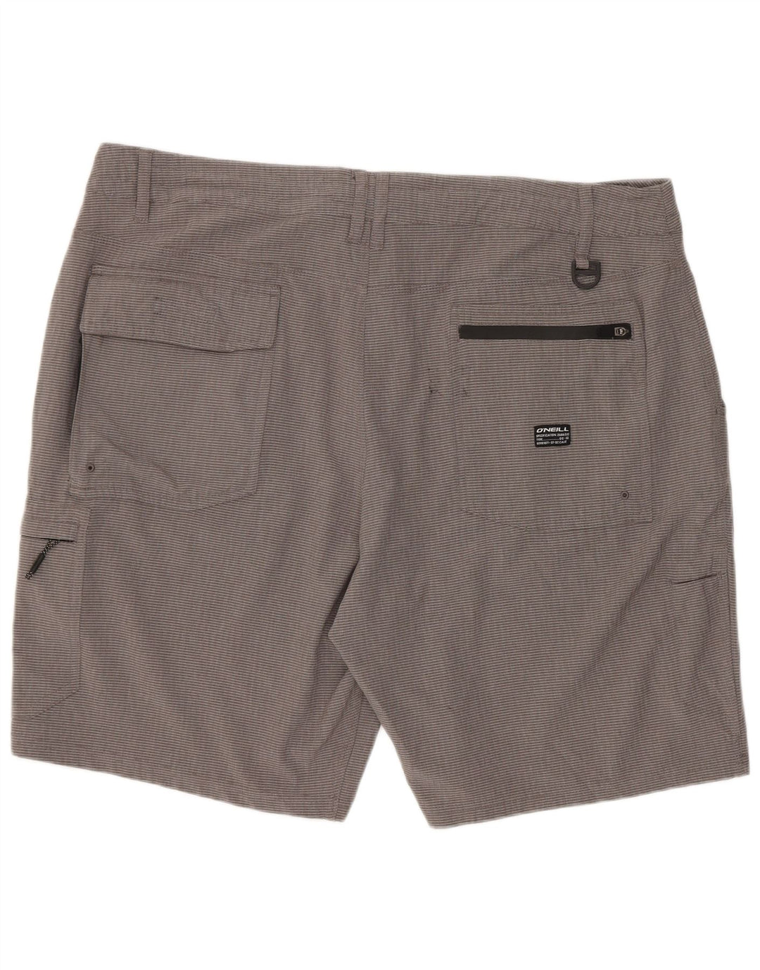 Pantaloncini cargo da uomo O'Neill W38 XL Poliestere a righe grigie