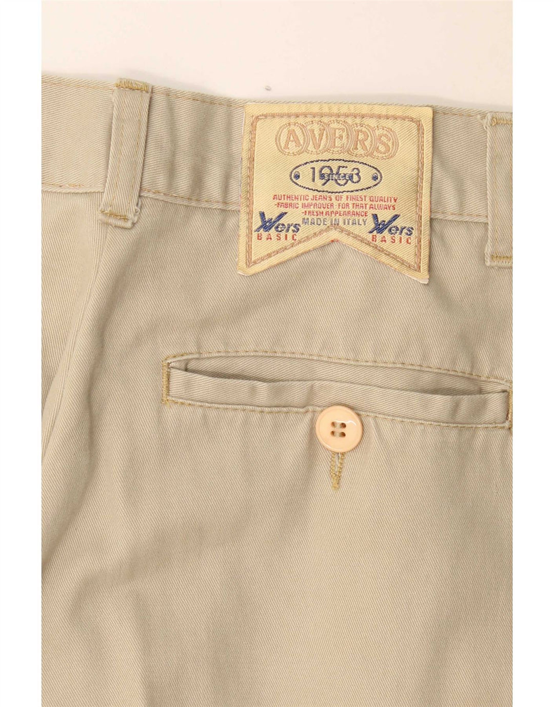 Pantaloni cargo dritti da uomo vintage W32 L31 Beige
