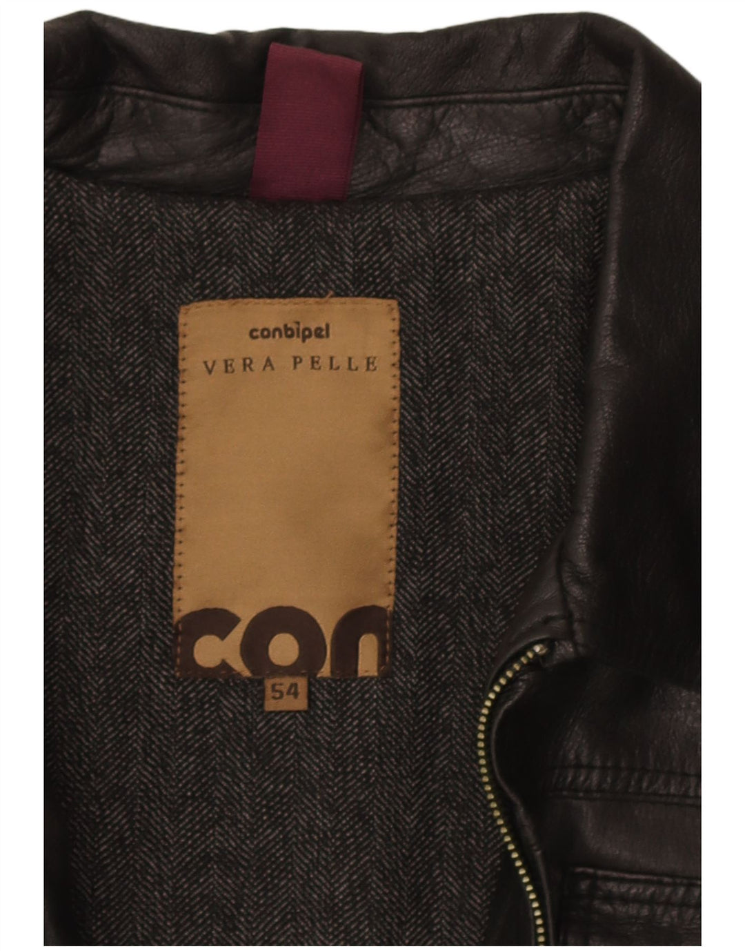 Giacca In Pelle Uomo Conbipel IT 54 XL Nera