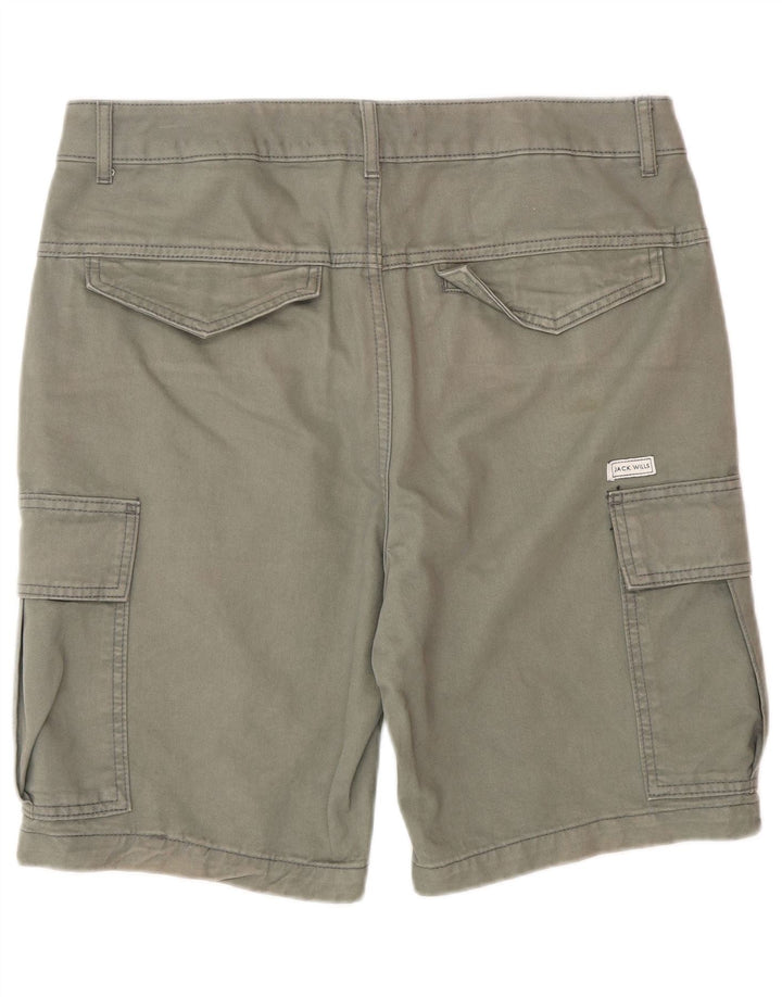 Pantaloncini cargo da uomo Jack Wills piccoli W34 cotone kaki