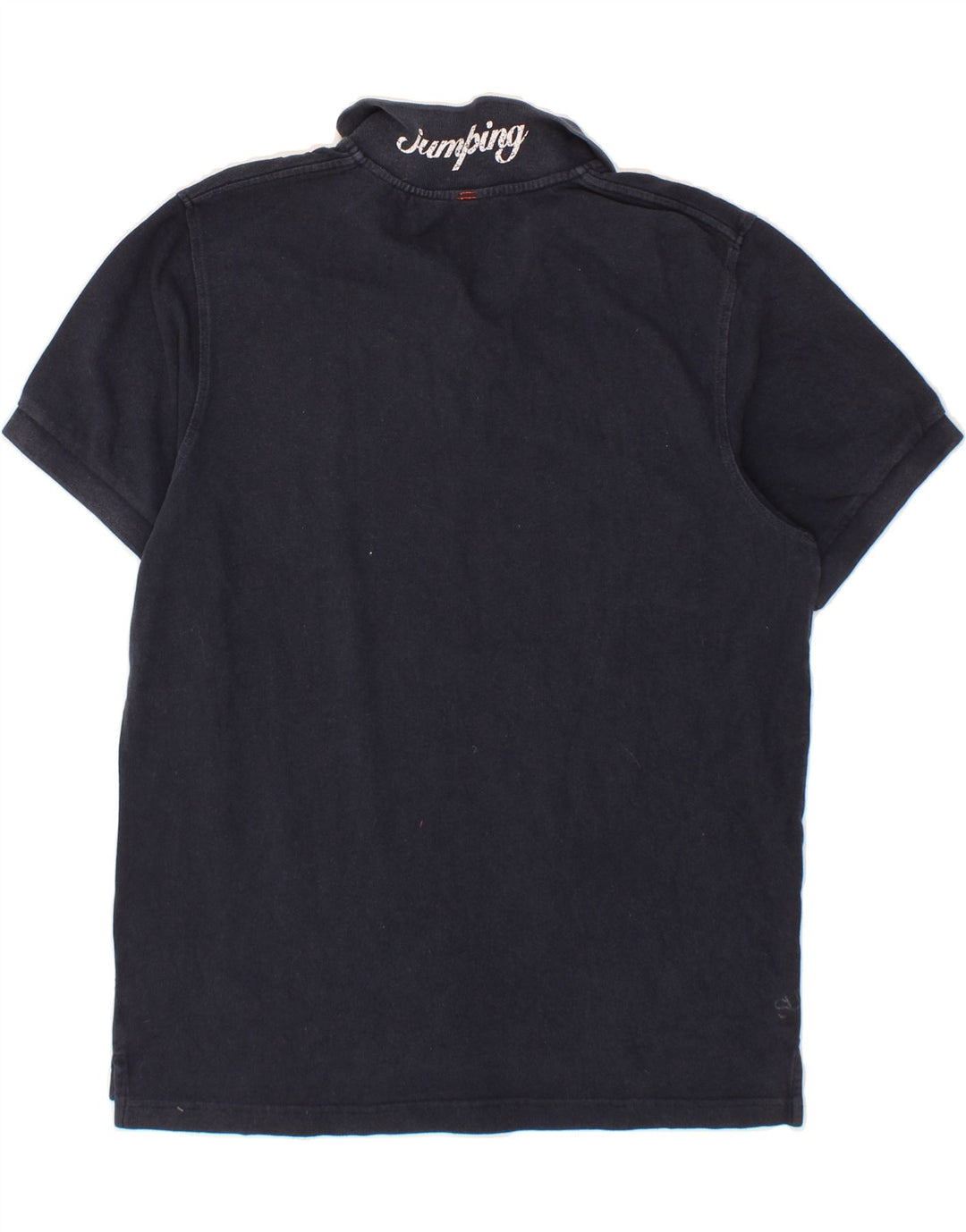 SUN68 Mens Polo Shirt Large Navy Blue Cotton Vintage Sun68 and Second-Hand Sun68 from Messina Hembry 