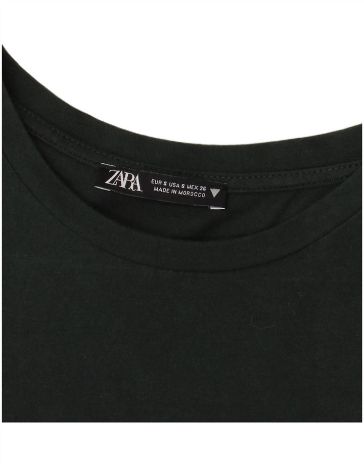 Camicetta Zara Da Donna Top UK 10 Piccola Cachi