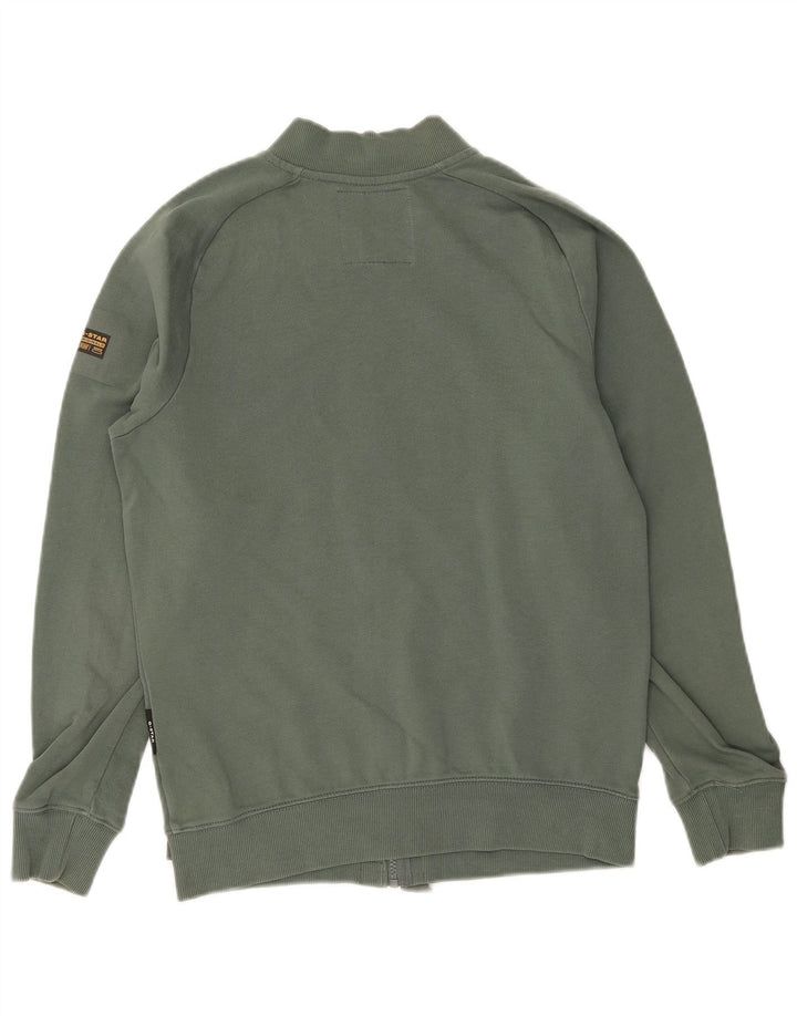 Giacca da ginnastica da uomo G-Star piccola in cotone verde