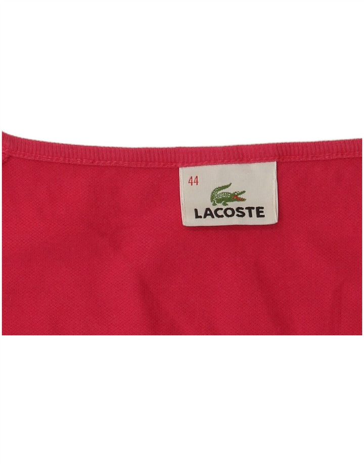 T-shirt da donna LACOSTE taglia 44 grande rossa