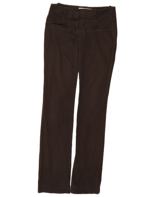 Pantaloni casual slim da donna Zara EU 34 2XS W24 L33 Marrone