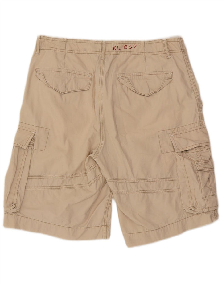 Pantaloncini cargo da uomo Polo Ralph Lauren W31 cotone beige medio