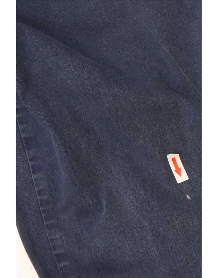 Pantaloni chino vestibilità regolare da uomo Marks & Spencer W38 L31 cotone blu navy