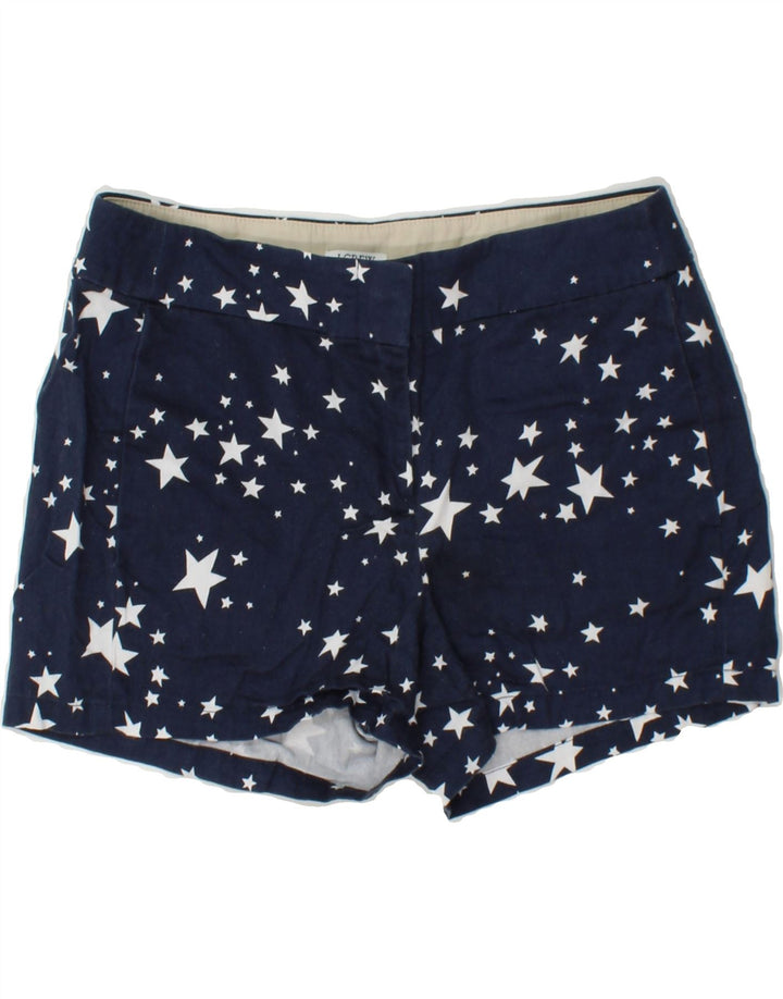 J. CREW Womens Abstract Pattern Chino Shorts US 0 XS W28  Navy Blue Cotton Vintage J. Crew and Second-Hand J. Crew from Messina Hembry 