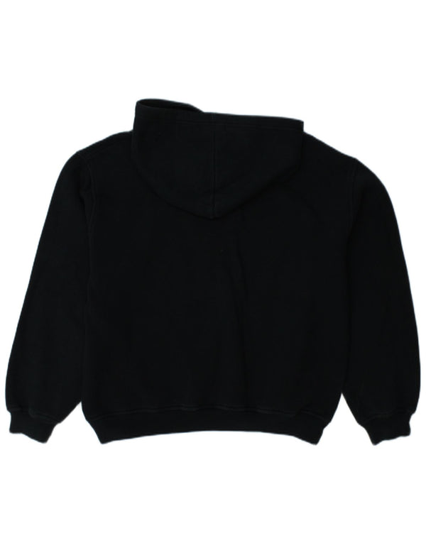 Maglione con cappuccio grafico da donna ELLESSE UK 16 Large in cotone blu navy