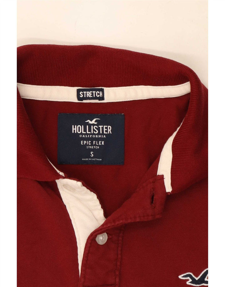 Polo Hollister da uomo piccola marrone