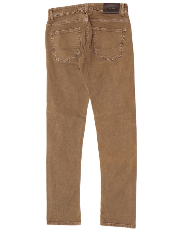 Jeans slim da donna SIVIGLIA W32 L33 in cotone beige