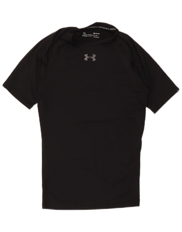 T-shirt a compressione da uomo Under Armour Top in poliestere nero medio