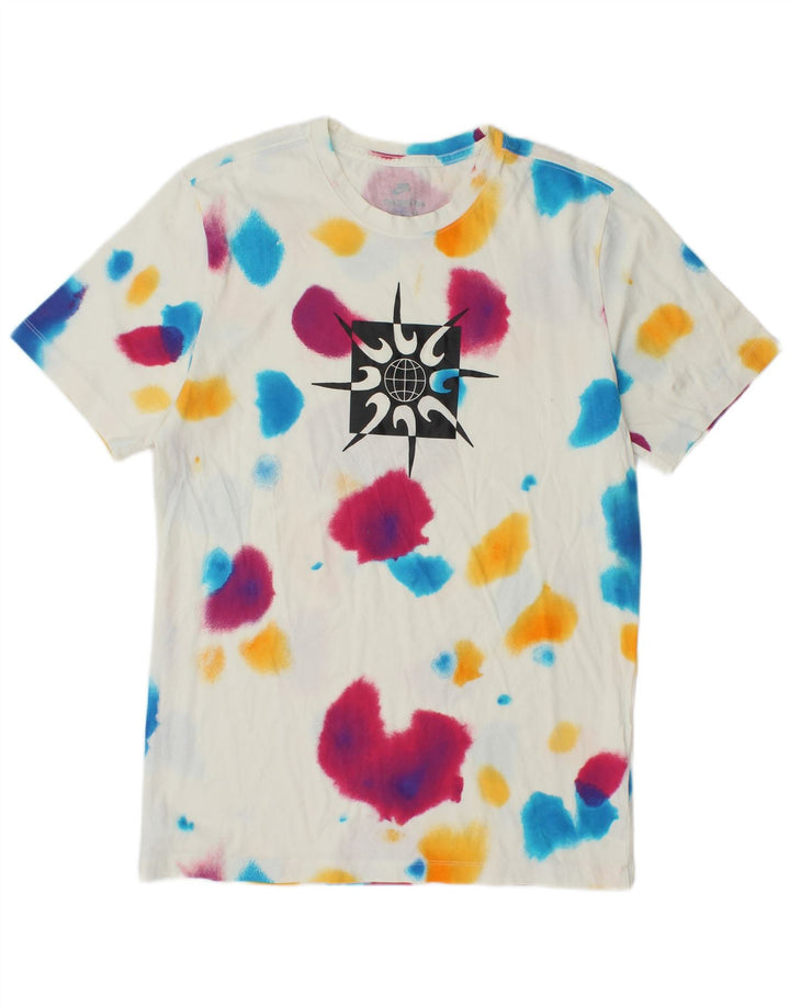 T-shirt grafica da uomo Nike Top in cotone tie-dye medio multicolore