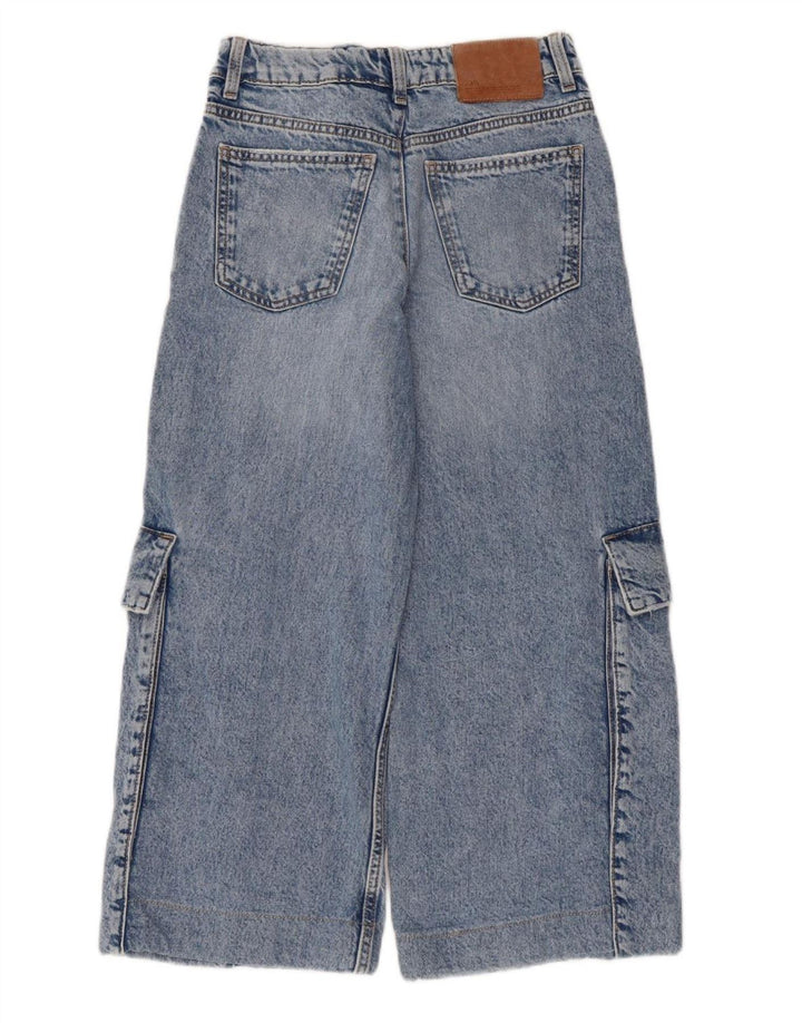 Jeans Zara per ragazzi Cargo Capri 13-14 anni W28 L22 Blu