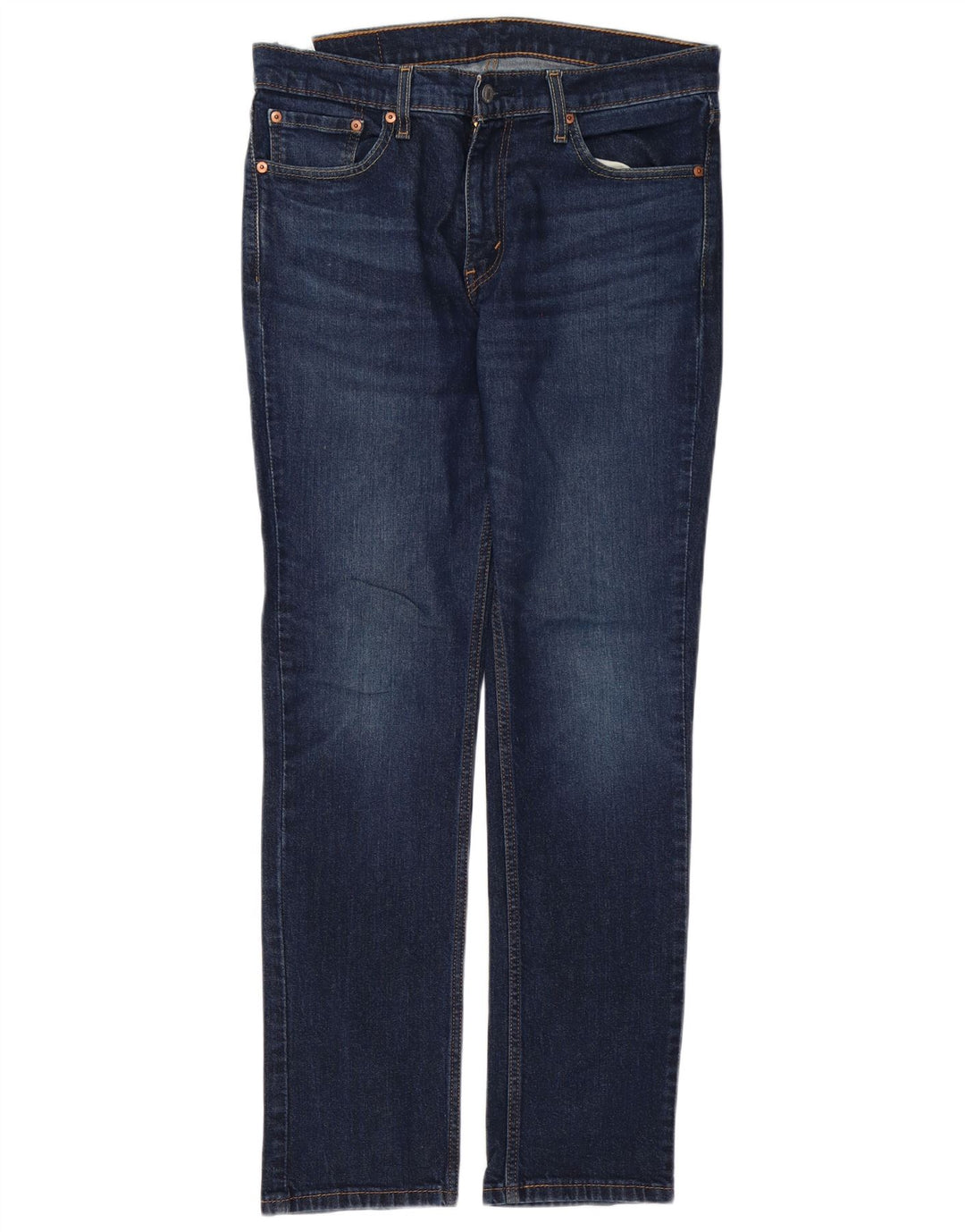 Levi's Uomo 511 Slim Jeans W33 L32 Blu Navy Cotone
