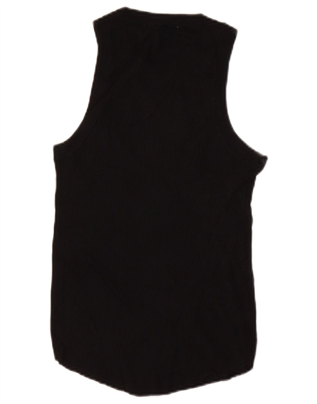 Canotta Zara da donna UK 12 media viscosa nera