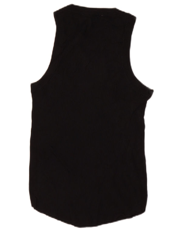 Canotta Zara da donna UK 12 media viscosa nera