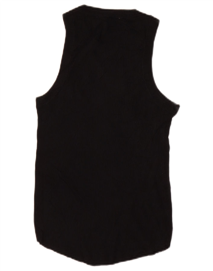 Canotta Zara da donna UK 12 media viscosa nera