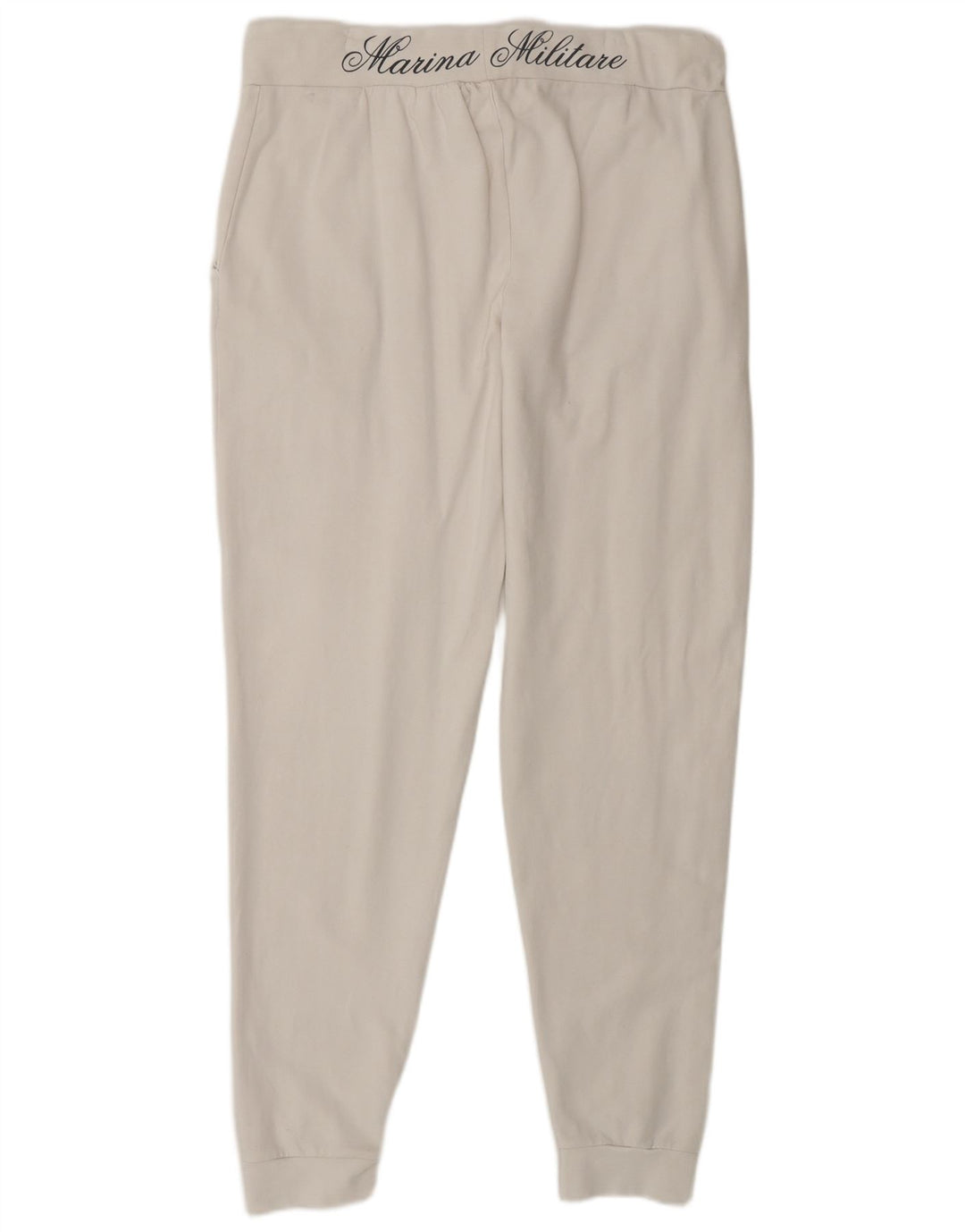 MARINA MILITARE Pantaloni da tuta da donna Joggers UK 16 Large Bianco