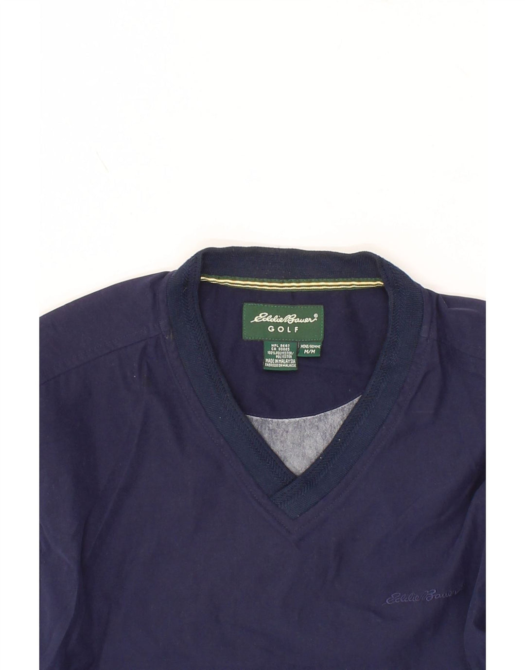 EDDIE BAUER Mens Sleeveless Pullover Tracksuit Top Medium Navy Blue Vintage Eddie Bauer and Second-Hand Eddie Bauer from Messina Hembry 