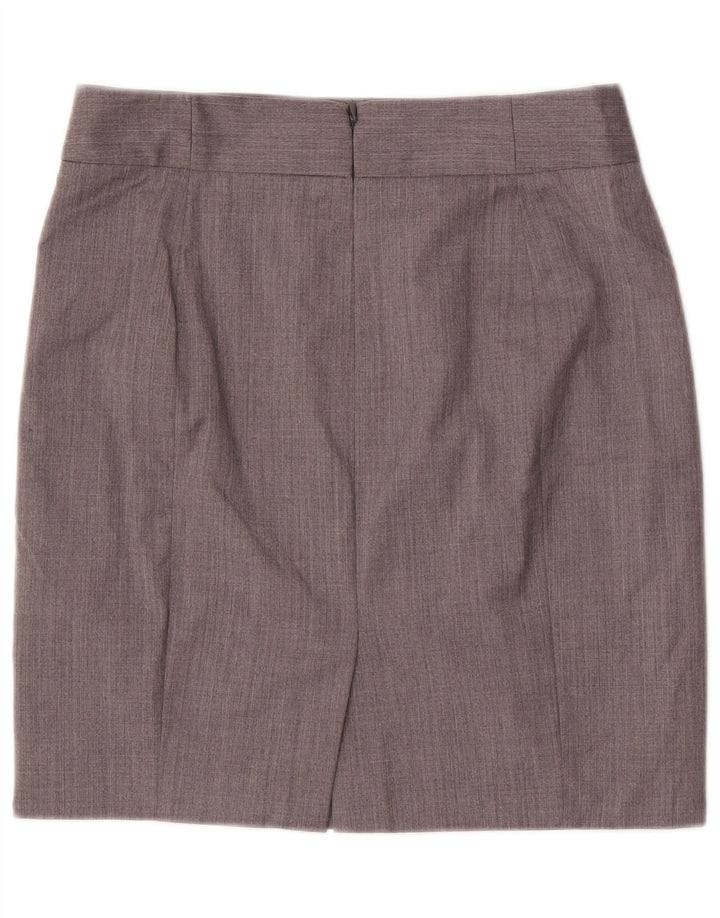 Gonna a tubino da donna J. Crew US 6 media W30 lana grigia