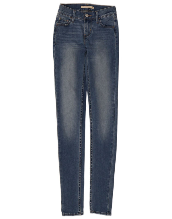 Jeans Levi's 710 Super Skinny da donna W23 L32 in cotone blu