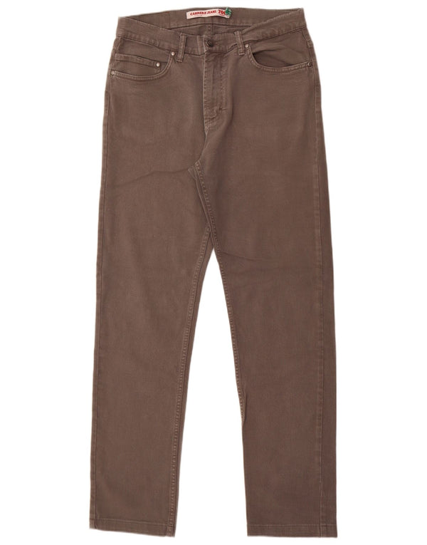 Carrera Mens 700 Straight Casual Trousers IT 48 Medium W30 L32 Grey Cotton