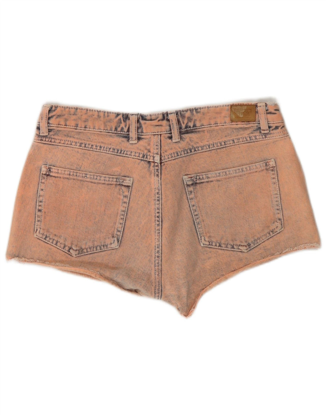 Pantaloni caldi in denim effetto invecchiato da donna Zara EU 40 medi W30 rosa