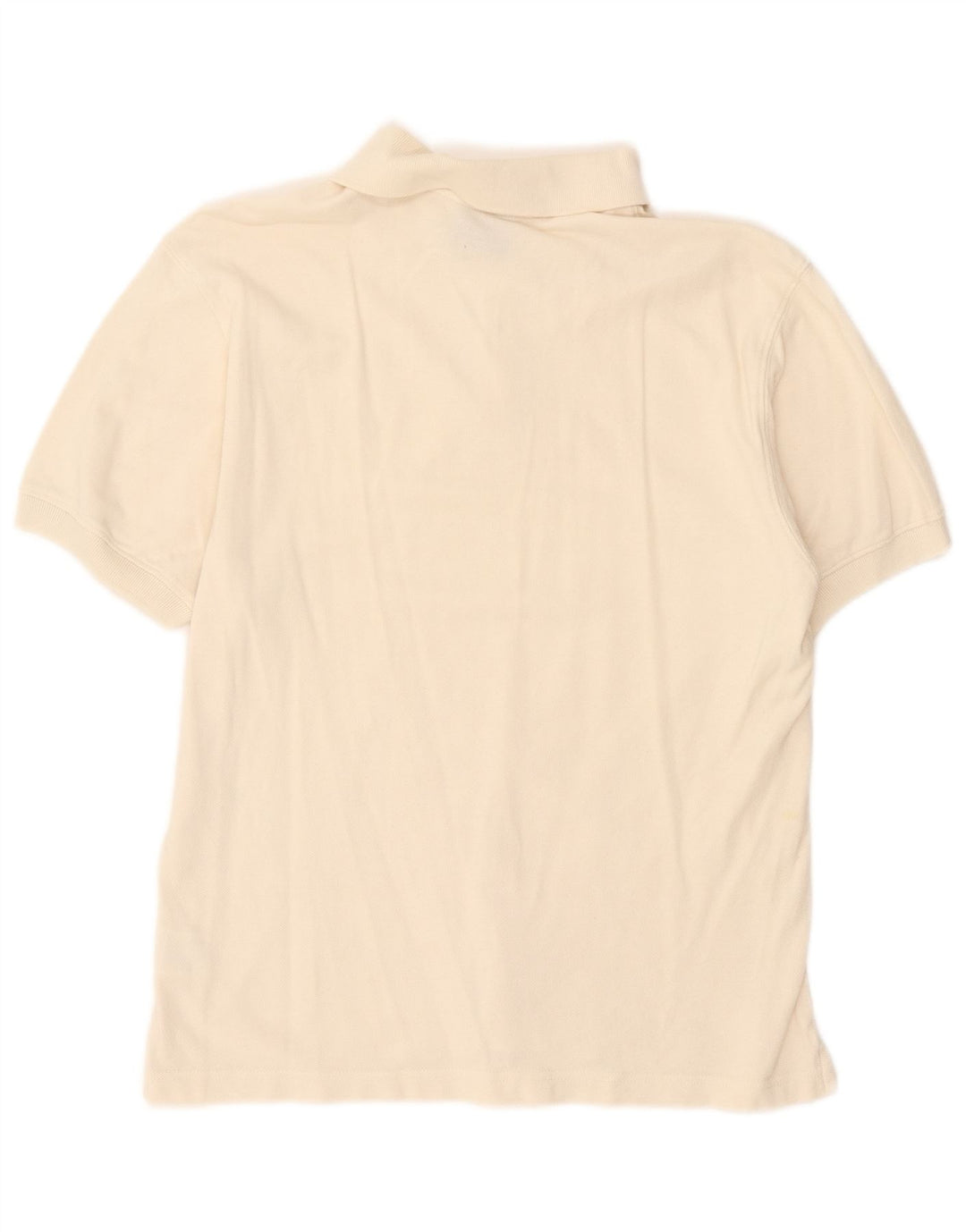 Polo da uomo Champion piccola in cotone bianco sporco