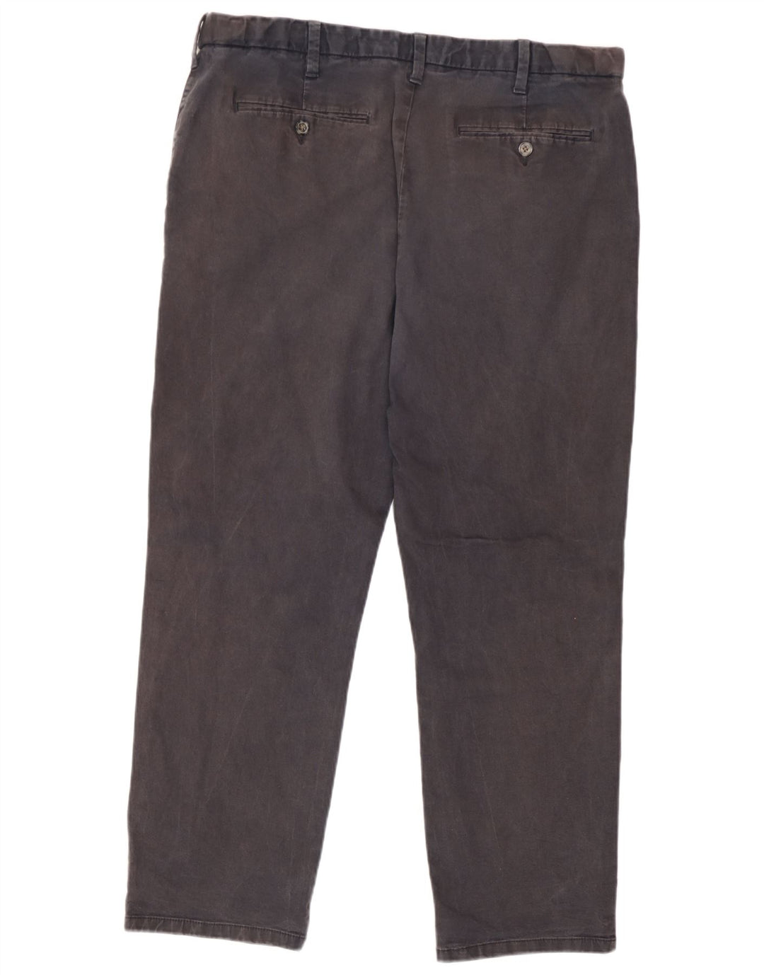 Pantaloni chino regolari da uomo Marks & Spencer W38 L29 cotone blu navy