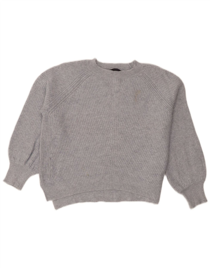 Maglione da donna Marks & Spencer con scollo a barca corto UK 14 Blu medio