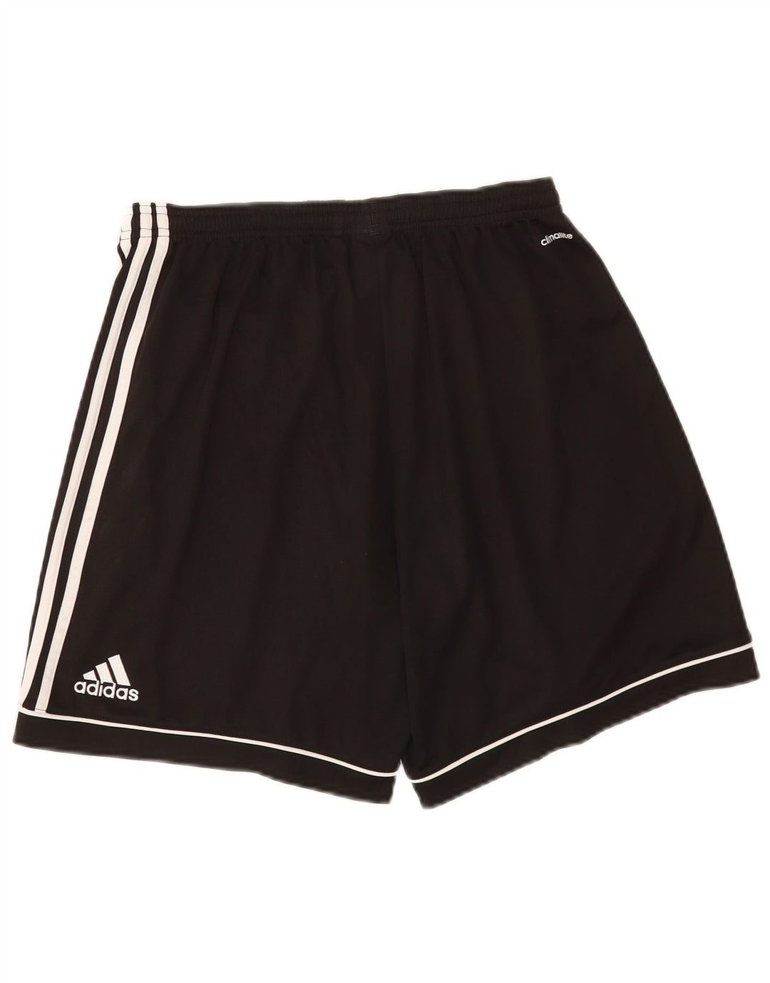 Pantaloncini sportivi Adidas Climalite da uomo grandi in poliestere nero