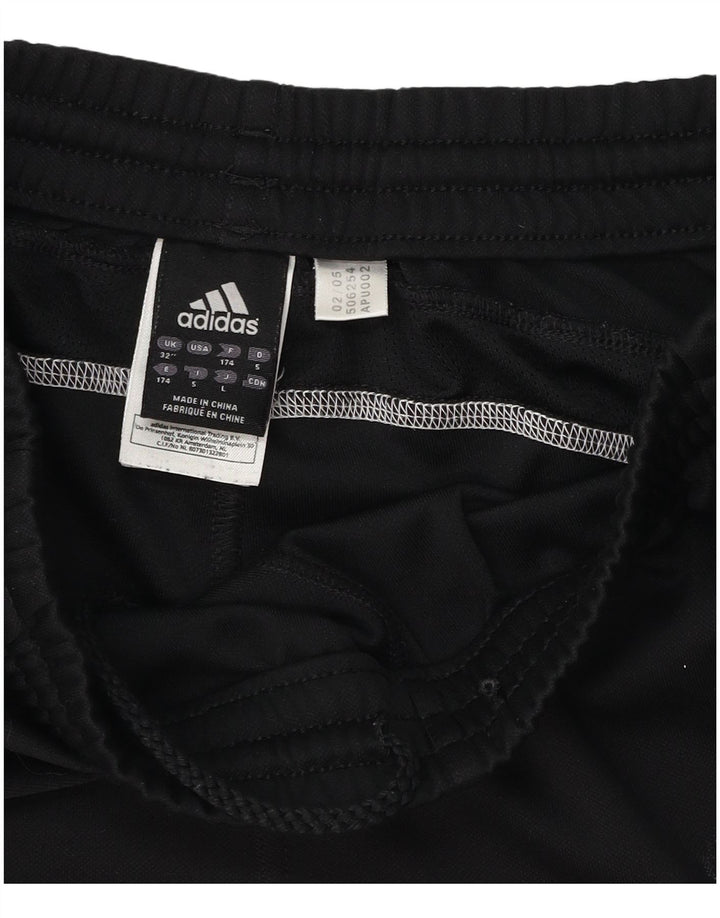 Pantaloncini sportivi Adidas da uomo Bermuda medio nero in poliestere