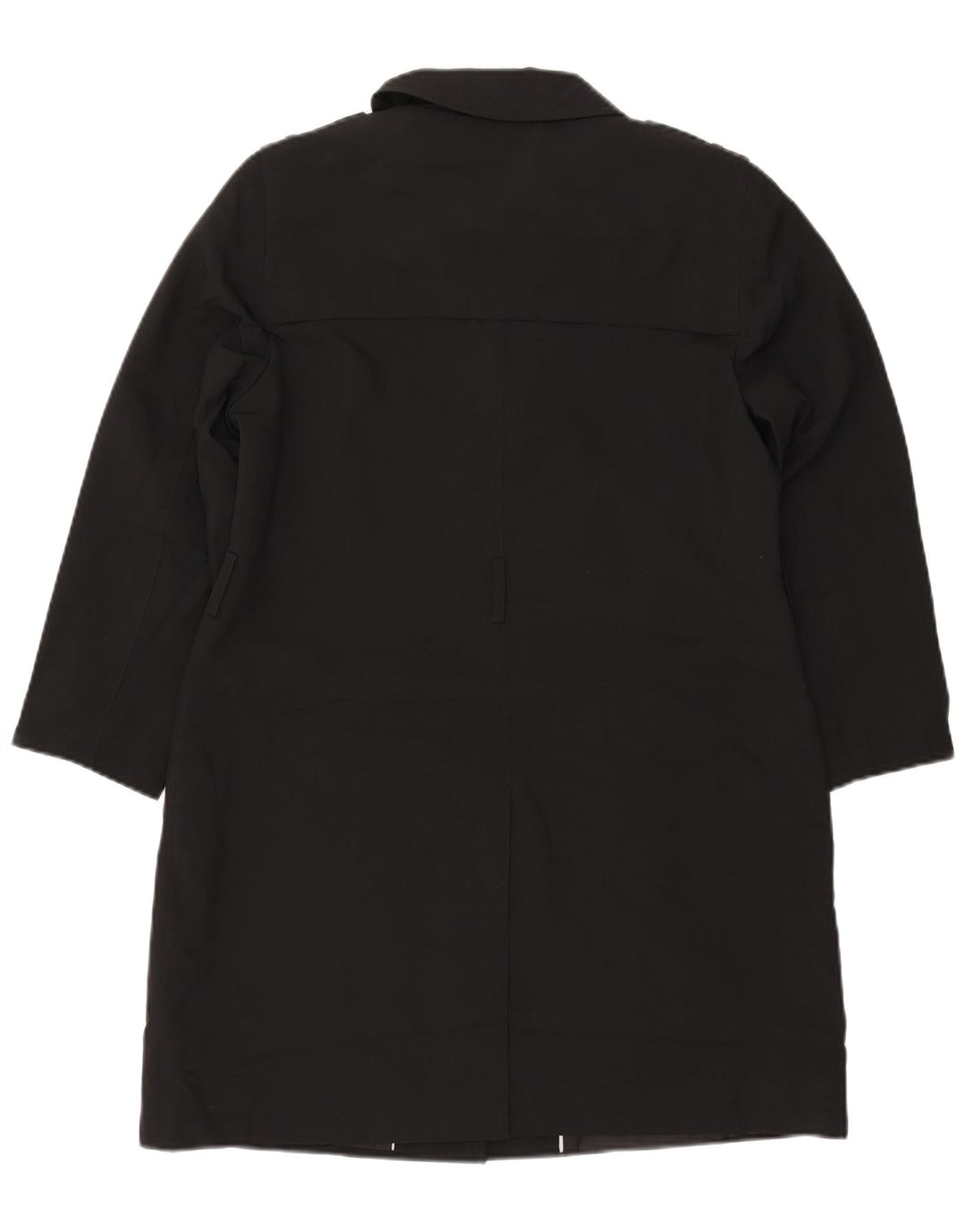 Trench da donna MARKS & SPENCER UK 14 grande poliestere nero