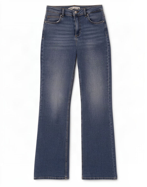 Jeans Bootcut da donna Zara EU 38 Small W28 L32 Blu