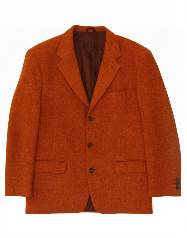 Giacca blazer a 3 bottoni da uomo Brooksfield IT 48 lana marrone medio