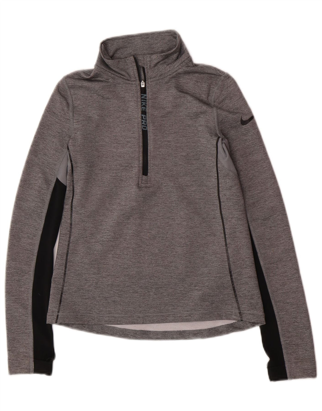Top della tuta pullover per ragazze Nike 10-11 anni color grigio medio