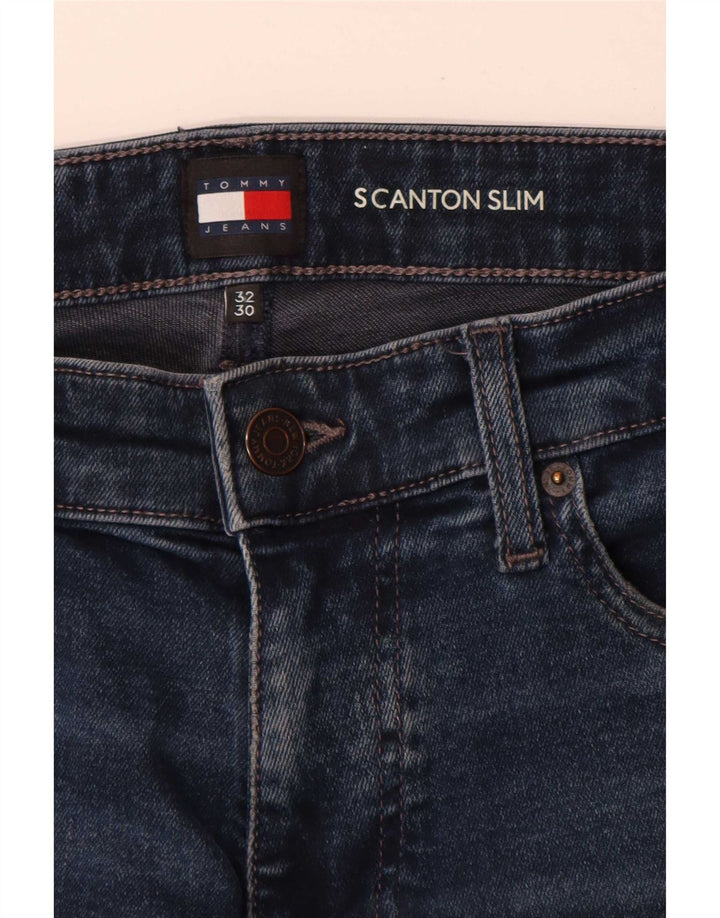 Tommy Hilfiger Uomo Stanton Slim Jeans W32 L30 Cotone Blu