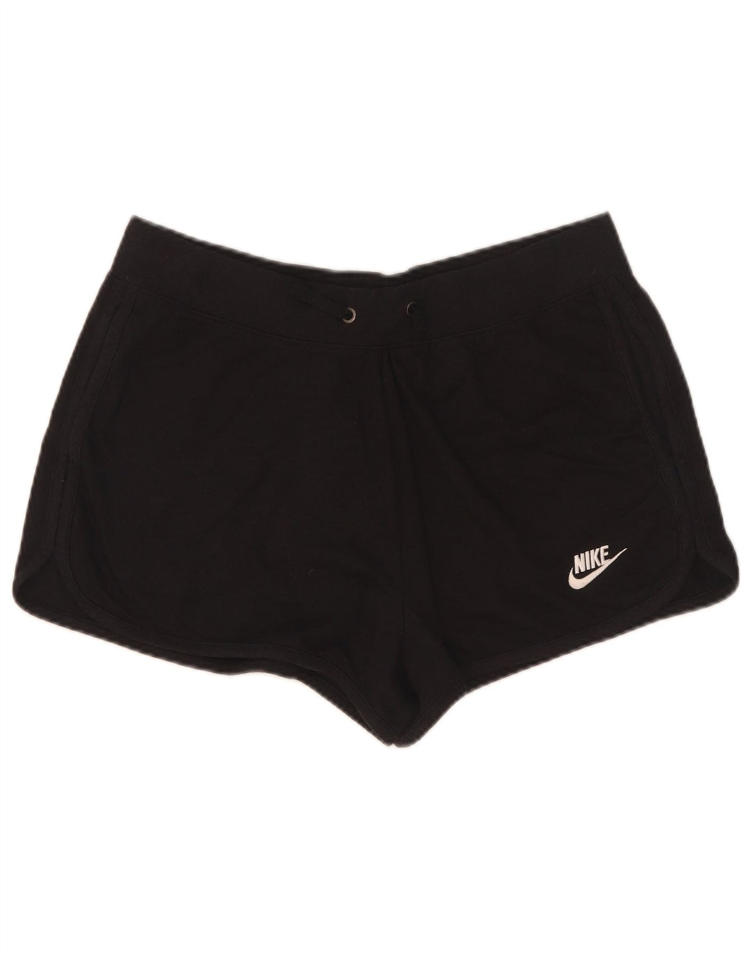 Pantaloncini sportivi Nike da donna UK 14 grandi neri in poliestere