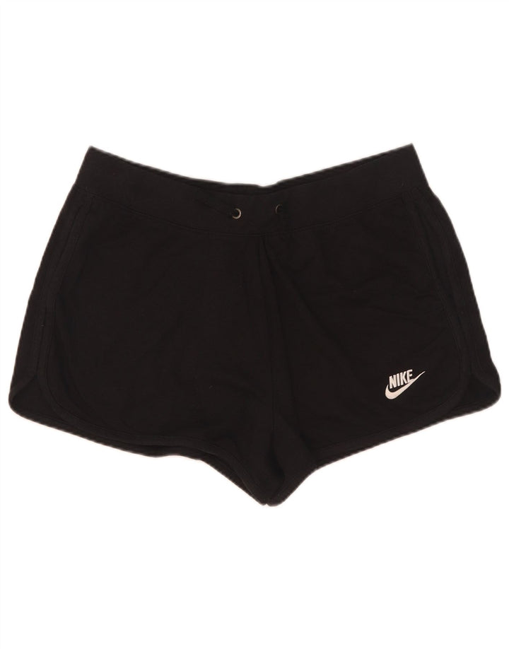 Pantaloncini sportivi Nike da donna UK 14 grandi neri in poliestere